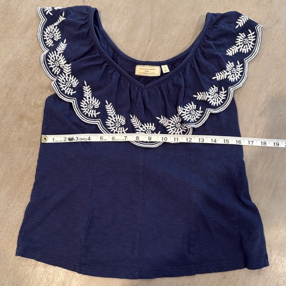 Moulinette Soeurs by Anthropologie women’s top | size M - Picture 2 of 4